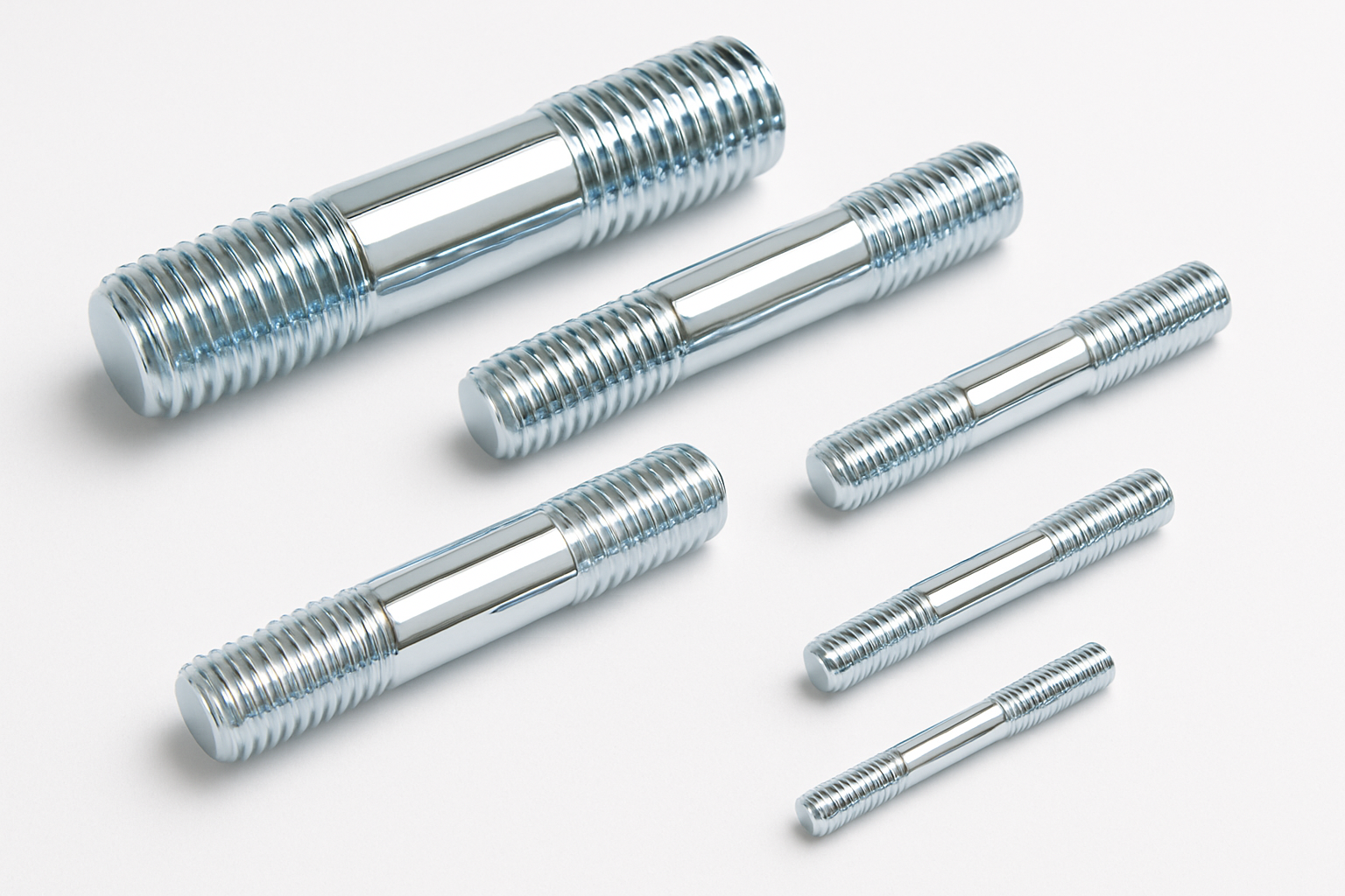 dbl end stud chrome